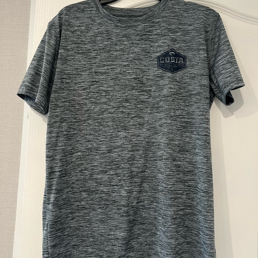 Costa Men's Heathered Gray Tee